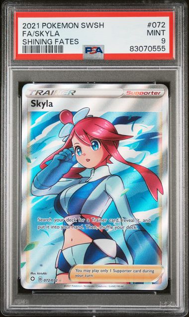 PSA - Pokemon - Shining Fates - 072/072 : Skyla (Full Art) - PSA 9 (8053105950967)