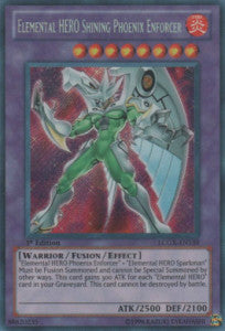 YGO - Legendary Collection 2: Mega Pack - LCGX-EN139 : Elemental HERO Shining Phoenix Enforcer (Secret Rare) - Unlimited (8109860946167)