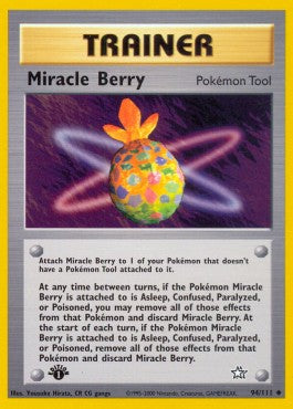 Neo Genesis, 1st Edition - 094/111 : Miracle Berry (8200063385847)