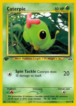 Neo Discovery, 1st Edition - 053/111 : Caterpie - (Non Holo) (8200214249719)