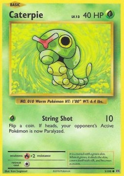 X&Y, Evolutions - 003/108 : Caterpie (Reverse Holo) (8254921113847)