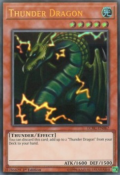 Legendary Collection Kaiba Mega Pack - LCKC-EN067 : Thunder Dragon (Ultra Rare) (1st Edition) (8052039254263)