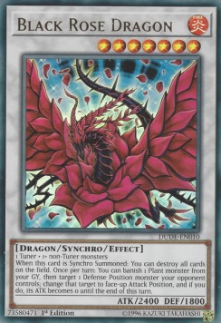 Duel Devastator - DUDE-EN010 : Black Rose Dragon (Ultra Rare) (1st Edition) (8087242080503)