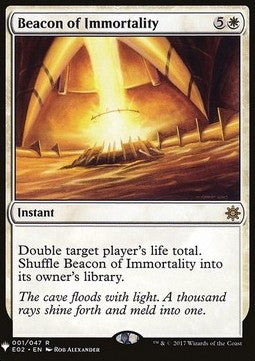 MTG - Mystery Booster - 001/047 : Beacon of Immortality (Non Foil) (8105937862903)