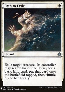 MTG - Mystery Booster - 203/047 : Path to Exile (Non Foil) (8002245689591)