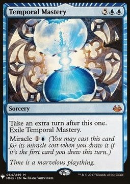 MTG - Mystery Booster - 054/249 : Temporal Mastery (Non Foil) (7967831621879)