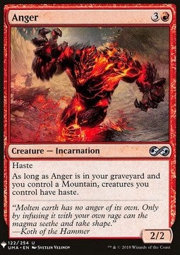 MTG - Mystery Booster - 122/254 : Anger (Non Foil) (8002243952887)