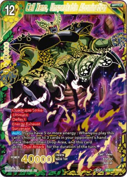 Universal Onslaught - BT9-137 : Cell Xeno, Unspeakable Abomination (Secret Rare) (8126033559799)