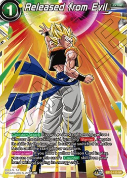 Dragon Ball Super - Rise of the Unison Warrior - BT10-123 : Released from Evil (Foil) (1st Edition) (8112498147575)
