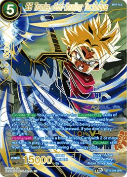 Rise of the Unison Warrior - BT10-044 : SS Trunks, God-Sealing Technique (Special Rare) (2nd Edition) (8122269892855)