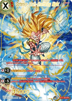Vermilion Bloodline - BT11-003 : Gotenks, Earth-Shattering Might (Special Rare) (2nd Edition) (8122227130615)