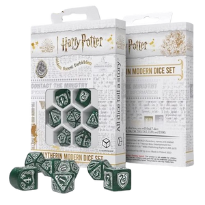 Harry Potter - 7 Dice Set - Slytherin - Green (8085349892343)