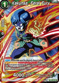 Dragon Ball Super - Battle Evolution Booster - EB1-034 : Kakunsa, Feral Fury (Foil) (8112464494839)