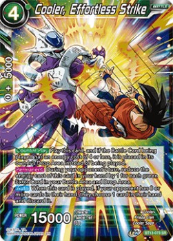 Supreme Rivalry - BT13-073 : Cooler, Effortless Strike (Super Rare) (Box Topper) (8121012682999)