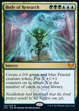 MTG - Strixhaven: School Of Mages - 168/275 : Body of Research (Non Foil) (8053047001335)