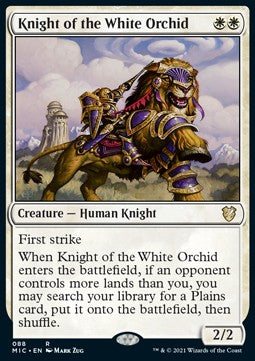 MTG - Innistrad: Midnight Hunt - Commander - 088 : Knight of the White Orchid (Non Foil) (8107969085687)