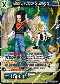 Dragon Ball Super - Ultimate Squad - BT17-033 : Android 17 & Android 18, Teaming Up (Super Rare) (8114374672631)