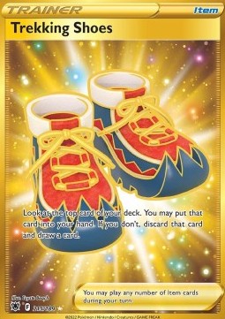 SWORD AND SHIELD, Astral Radiance - 215/189 : Trekking Shoes (Secret Rare) (7973838192887)