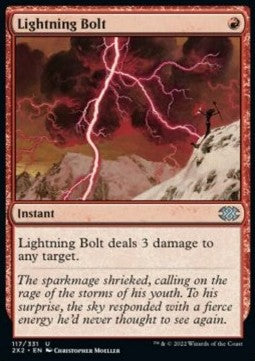 Double Masters 2022 - 117/331 : Lightning Bolt (Non Foil) (8002286518519)