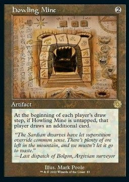 MTG - The Brothers' War - Retro Frame Artifacts - 083 : Howling Mine (Retro Frame) (Non Foil) (8073507569911)
