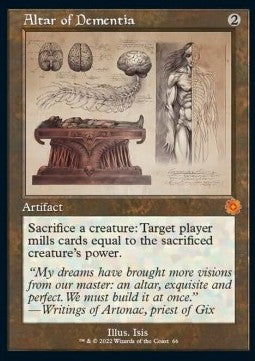 MTG - The Brothers' War - Retro Frame Artifacts - 066 : Altar of Dementia (Retro Frame) (Non Foil) (8073506521335)
