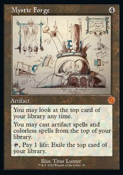 MTG - The Brothers' War - Retro Frame Artifacts - 099 : Mystic Forge (Retro Frame) (Non Foil) (8073506685175)