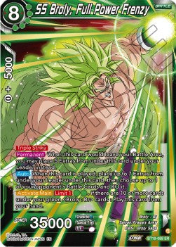 Dragon Ball Super - Fighter's Ambition - BT19-088 : SS Broly, Full Power Frenzy (Super Rare) (8114661654775)