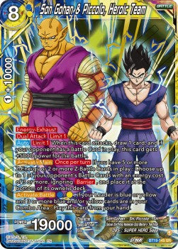 Dragon Ball Super - Fighter's Ambition - BT19-145 : Son Gohan & Piccolo, Heroic Team (Super Rare) (8114678137079)