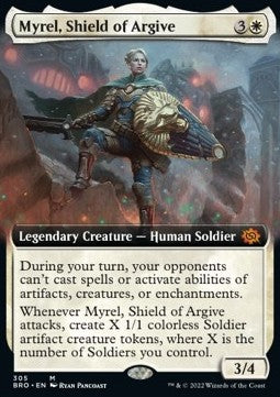 MTG - The Brothers' War - 0305 : Myrel, Shield of Argive (Borderless) (Foil) (8071740817655)