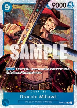 One Piece - Romance Dawn - OP01-070 : Dracule Mihawk (Super Rare) (8042262659319)