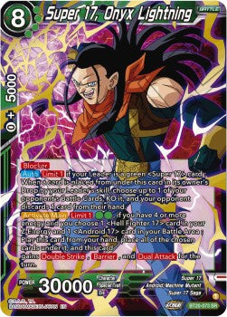 Dragon Ball Super - Power Absorbed - BT20-073 : Super 17, Onyx Lightning (Super Rare) (Box Topper) (8114720899319)