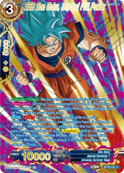 Dragon Ball Super - Power Absorbed - BT20-031 : SSB Son Goku, Beyond Full Power (Gold, Silver Etched) (Alt Art) (8114724765943)