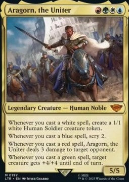 MTG - LOTR: Tales of Middle Earth - 0192 : Aragorn, the Uniter (Foil) (7967755305207)