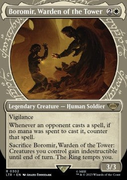 MTG - LOTR: Tales of Middle Earth - 0302 : Boromir, Warden of the Tower (Foil) (Showcase) (8105849520375)