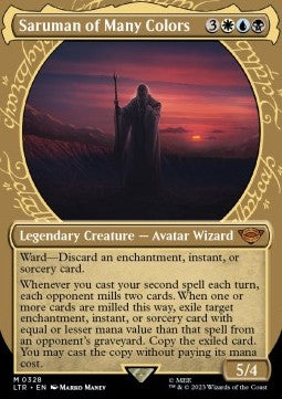 MTG - LOTR: Tales of Middle Earth - 0328 : Saruman of Many Colors (Showcase) (Non Foil) (8040686747895)