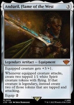MTG - LOTR: Tales of Middle Earth - 0236 : Anduril, Flame of the West (Non Foil) (8052566524151)