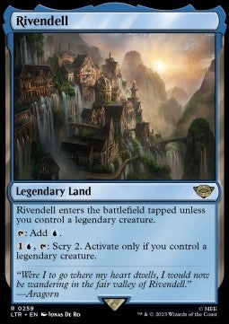 MTG - LOTR: Tales of Middle Earth - 0259 : Rivendell (Foil) (8107101192439)