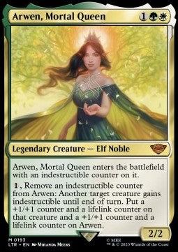 MTG - LOTR: Tales of Middle Earth - 0193 : Arwen, Mortal Queen (Foil) (8107179999479)