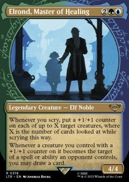 MTG - LOTR: Tales of Middle Earth - 0318 : Elrond, Master of Healing (Non Foil) (Showcase) (8106356375799)