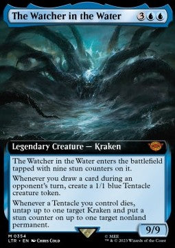MTG - LOTR: Tales of Middle Earth - 0354 : The Watcher in the Water (Non Foil) (7967756976375)