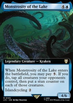 MTG - LOTR: Tales of Middle Earth: Commander - 0105 : Monstrosity of the Lake (Borderless) (Non Foil) (8106962583799)