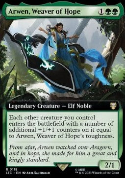 MTG - LOTR: Tales of Middle Earth - Commander - 0118 : Arwen, Weaver of Hope (Borderless) (7967758319863)