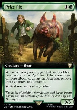 MTG - LOTR: Tales of Middle Earth: Commander - 0126 : Prize Pig (Borderless) (Non Foil) (8106969825527)