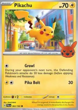 Pokemon - Trick or Trade 2023 - 062/193 : Pikachu (Holo) (7970881339639)
