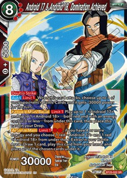 Dragon Ball Super - Critical Blow - BT23-022 : Android 17 & Android 18, Domination Achieved (Super Rare) (8120988958967)