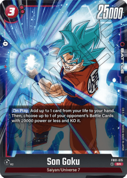 Dragon Ball Super - FB01-015 : Son Goku - Fusion World - Awakened Pulse (Super Rare) (8097506328823)