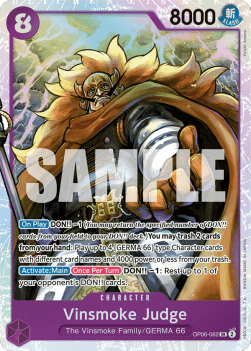 One Piece - Wings of the Captain - OP06-069 : Vinsmoke Judge (Super Rare) (8244635533559)