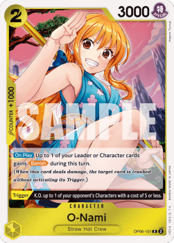One Piece - Wings of the Captain - OP06-101 : O-Nami (Rare) (8251161936119)
