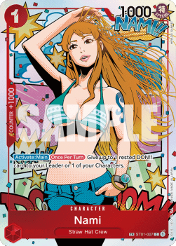 One Piece - Wings of the Captain - OP01-007 : Nami (Treasure Rare) (8246299558135)