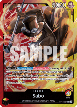 One Piece - Ultra Deck: The Three Brothers - ST13-001 : Sabo (Leader) (8216416518391)